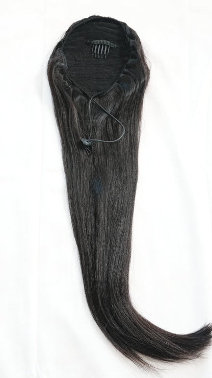 Omolara Ponytail - Silk Pressed &amp; Relaxed - Roots by Tayo