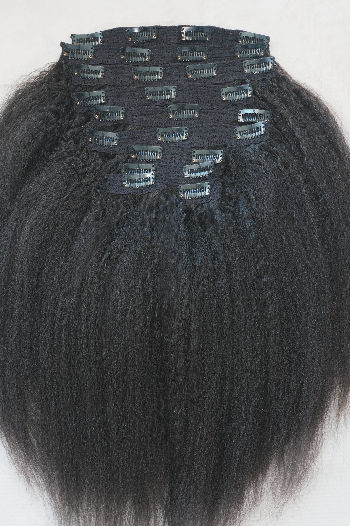 Temilola Clip-in Set - Kinky Straight – Roots by Tayo
